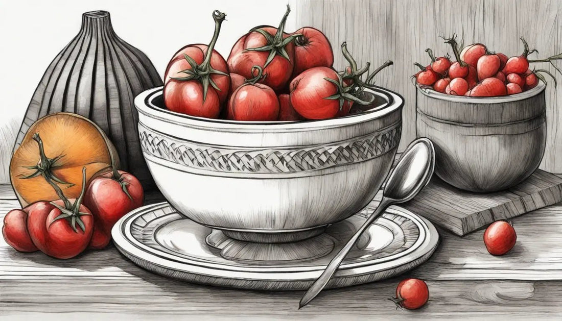 Imagem de mesa de madeira com afrodisíacos naturais como mel, morangos, chocolate, gengibre e pimenta, ilustrando o tema afrodisíacos naturais.