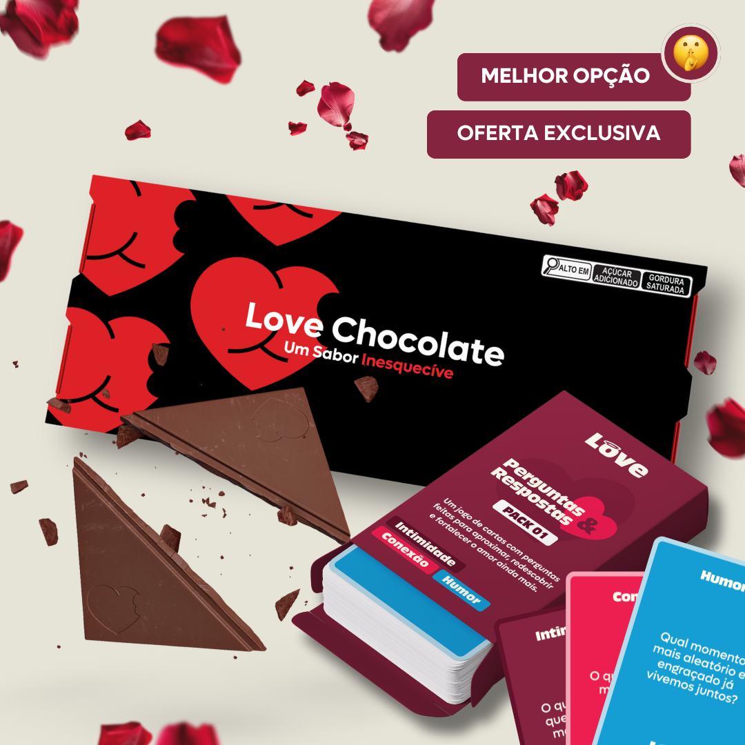 Kit Love Chocolate e Cards Perguntas e Respostas