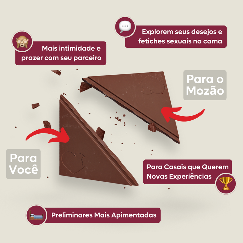 Êxtase chocolate afrodisíaco